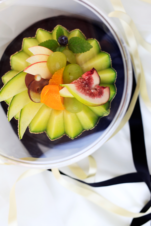 フルーツカッティングのデモンストレーション、記念日、ギフト